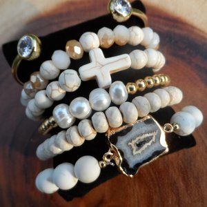 Beaded Stacked Bracelets